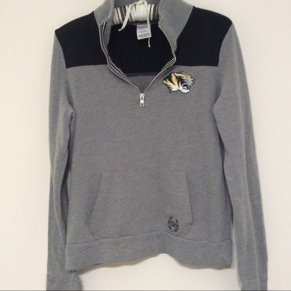 PINK Tigers quarter zip